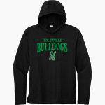 HOLTVILLE HIGH SCHOOL BULLDOGS Sport-Tek Men's PosiCharge Tri-Blend Long Sleeve Hoodie Tee Front Thumbnail