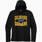 Goldsboro Cougars <span class="pdp-name-mascot">Goldsboro Cougars</span> Sport-Tek Men's PosiCharge Tri-Blend Long Sleeve Hoodie Tee Front Thumbnail