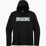 Drew Dragons Sport-Tek Men's PosiCharge Tri-Blend Long Sleeve Hoodie Tee Front Thumbnail
