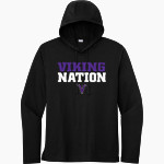 Niles North Vikings Sport-Tek Men's PosiCharge Tri-Blend Long Sleeve Hoodie Tee Front Thumbnail