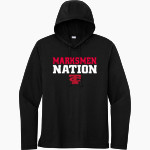 Tell City Marksmen Sport-Tek Men's PosiCharge Tri-Blend Long Sleeve Hoodie Tee Front Thumbnail