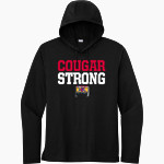 WEST HELENA CENTRAL HIGH SCHOOL COUGARS Sport-Tek Men's PosiCharge Tri-Blend Long Sleeve Hoodie Tee Front Thumbnail