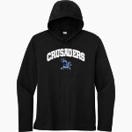 A L JOHNSON HIGH SCHOOL CRUSADERS <span class="pdp-name-mascot">A L JOHNSON CRUSADERS</span> Sport-Tek Men's PosiCharge Tri-Blend Long Sleeve Hoodie Tee Front Thumbnail