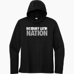 Roxbury Latin Sport-Tek Men's PosiCharge Tri-Blend Long Sleeve Hoodie Tee Front Thumbnail