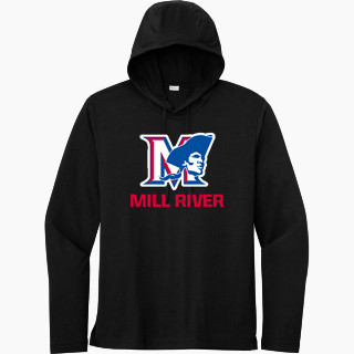 Sport-Tek Men's PosiCharge Tri-Blend Long Sleeve Hoodie Tee