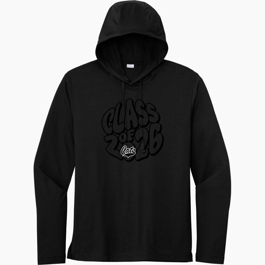 LOS GATOS HIGH SCHOOL WILDCATS <span class="pdp-name-mascot">LOS GATOS WILDCATS</span> Sport-Tek Men's PosiCharge Tri-Blend Long Sleeve Hoodie Tee