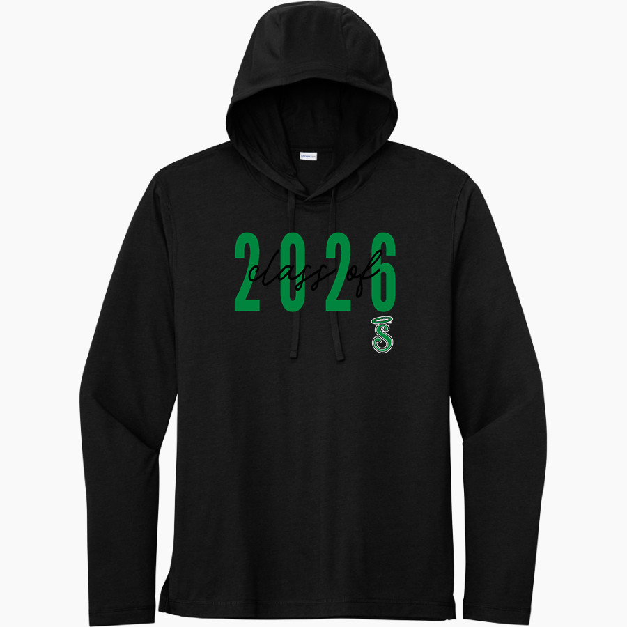 SETON HIGH SCHOOL SAINTS <span class="pdp-name-mascot">SETON SAINTS</span> Sport-Tek Men's PosiCharge Tri-Blend Long Sleeve Hoodie Tee