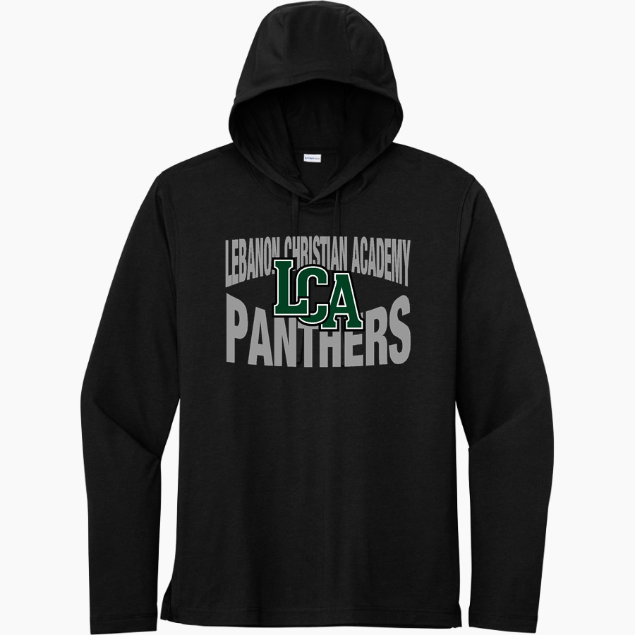 Lebanon Christian Academy Panthers <span class="pdp-name-mascot">Lebanon Christian Academy Panthers</span> Sport-Tek Men's PosiCharge Tri-Blend Long Sleeve Hoodie Tee