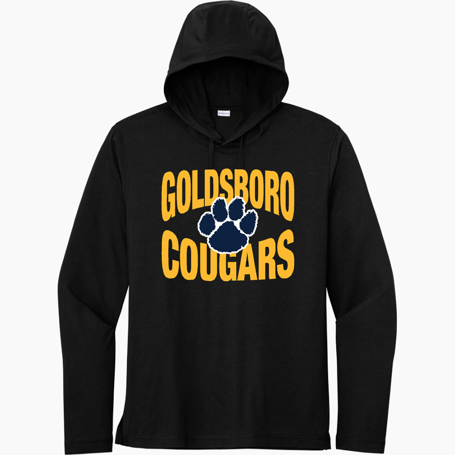 Goldsboro Cougars <span class="pdp-name-mascot">Goldsboro Cougars</span> Sport-Tek Men's PosiCharge Tri-Blend Long Sleeve Hoodie Tee