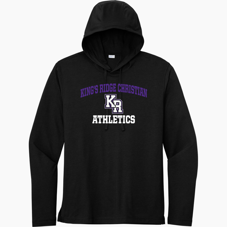 King's Ridge Christian Tigers Sport-Tek Men's PosiCharge Tri-Blend Long Sleeve Hoodie Tee
