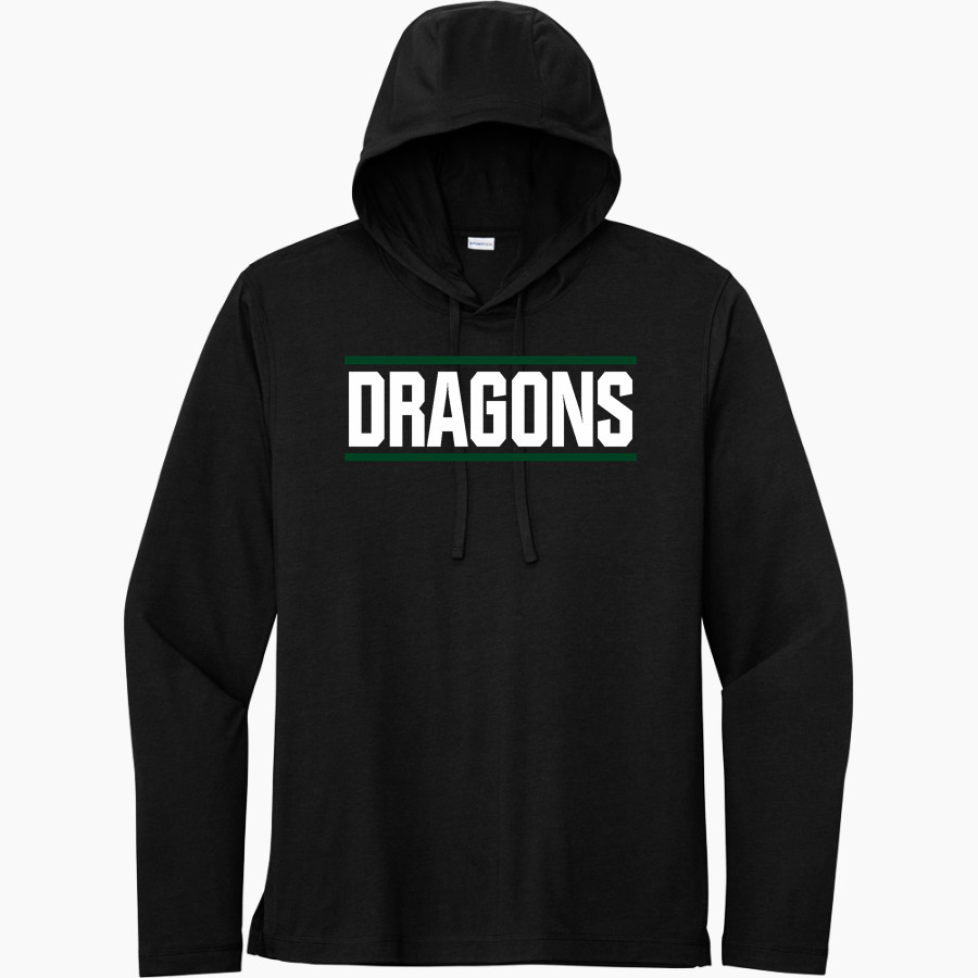Drew Dragons Sport-Tek Men's PosiCharge Tri-Blend Long Sleeve Hoodie Tee