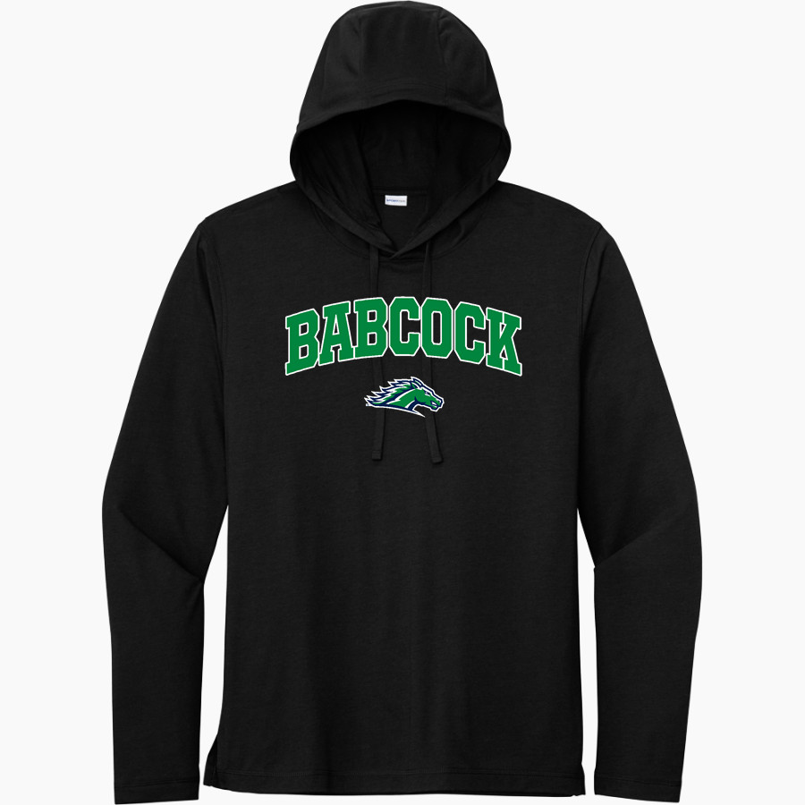 Babcock Trailblazers <span class="pdp-name-mascot">Babcock High School Trailblazers</span> Sport-Tek Men's PosiCharge Tri-Blend Long Sleeve Hoodie Tee