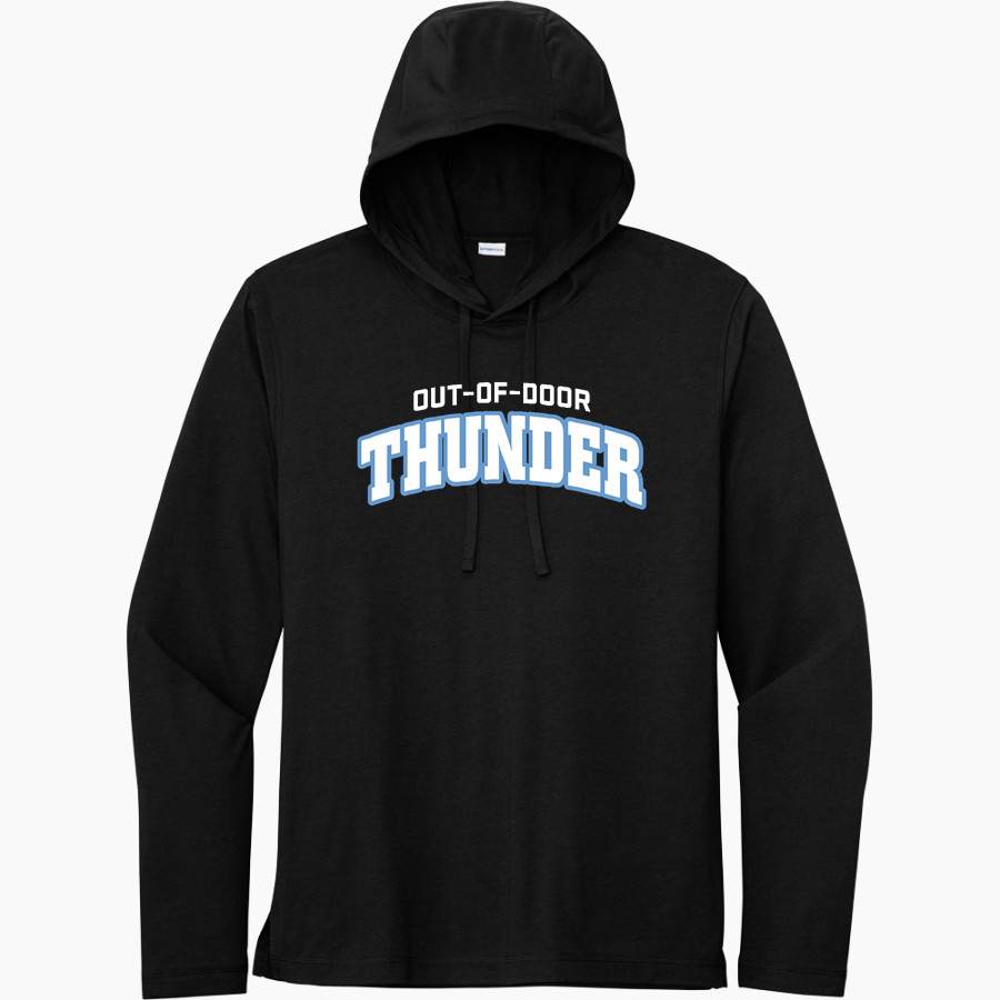 Out-of-Door Thunder Sport-Tek Men's PosiCharge Tri-Blend Long Sleeve Hoodie Tee