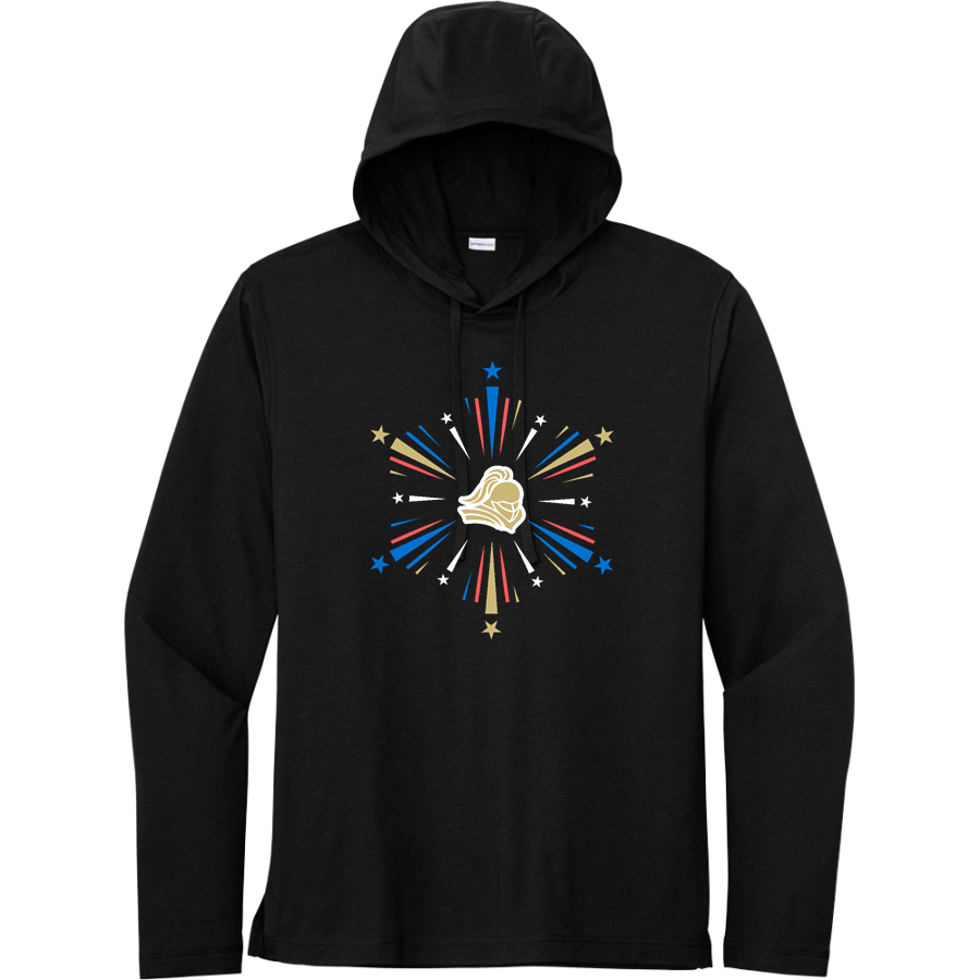 ROYAL HIGH SCHOOL KNIGHTS <span class="pdp-name-mascot">ROYAL KNIGHTS</span> Sport-Tek Men's PosiCharge Tri-Blend Long Sleeve Hoodie Tee