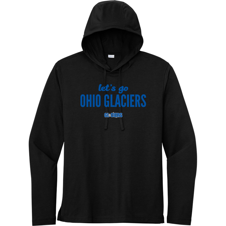 Ohio Glaciers Glaciers <span class="pdp-name-mascot">Ohio Glaciers Glaciers</span> Sport-Tek Men's PosiCharge Tri-Blend Long Sleeve Hoodie Tee