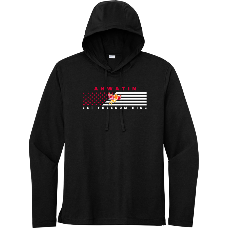 Anwatin Phoenix <span class="pdp-name-mascot">Anwatin Middle School Phoenix</span> Sport-Tek Men's PosiCharge Tri-Blend Long Sleeve Hoodie Tee