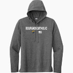 Bourgade Catholic Golden Eagles <span class="pdp-name-mascot">Bourgade Catholic Golden Eagles</span> Sport-Tek Men's PosiCharge Tri-Blend Long Sleeve Hoodie Tee Front Thumbnail