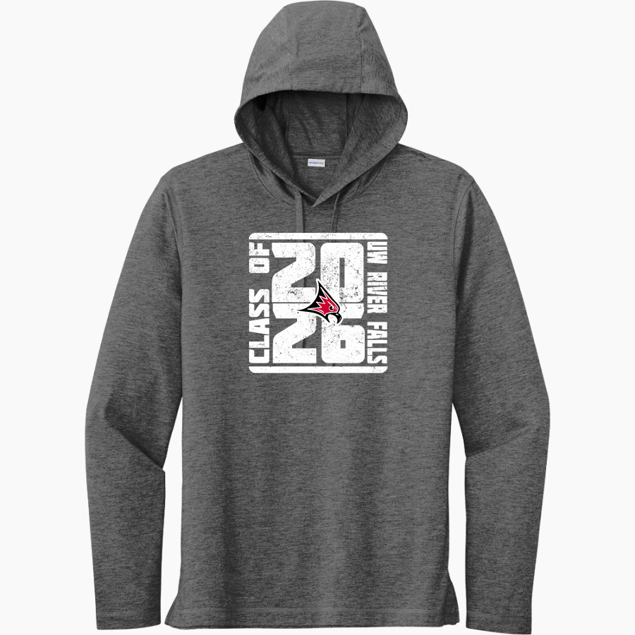 UW River Falls Falcons Sport-Tek Men's PosiCharge Tri-Blend Long Sleeve Hoodie Tee