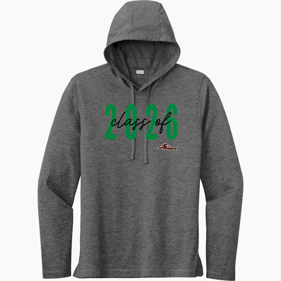 ULS Jr. Bows Sport-Tek Men's PosiCharge Tri-Blend Long Sleeve Hoodie Tee