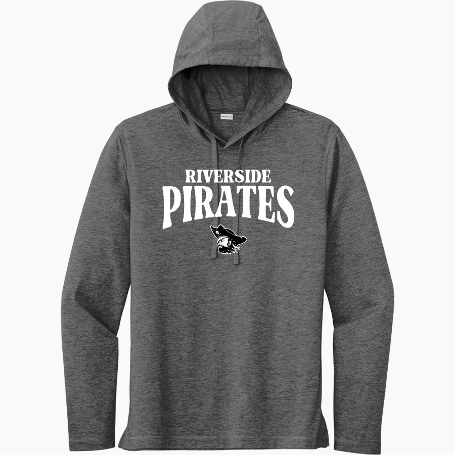 RIVERSIDE PIRATES The Official Online Store Sport-Tek Men's PosiCharge Tri-Blend Long Sleeve Hoodie Tee