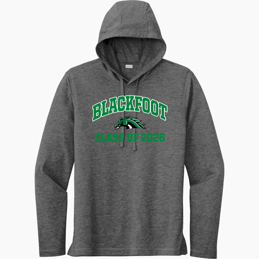 Blackfoot Broncos Sport-Tek Men's PosiCharge Tri-Blend Long Sleeve Hoodie Tee