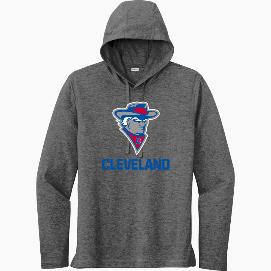 Cleveland Blue Raiders <span class="pdp-name-mascot">Cleveland Blue Raiders</span> Sport-Tek Men's PosiCharge Tri-Blend Long Sleeve Hoodie Tee