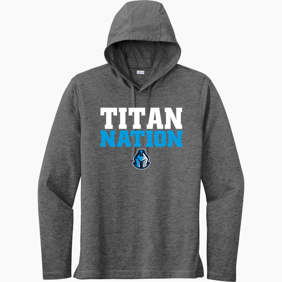 Tri-County Titans <span class="pdp-name-mascot">Tri-County Titans</span> Sport-Tek Men's PosiCharge Tri-Blend Long Sleeve Hoodie Tee