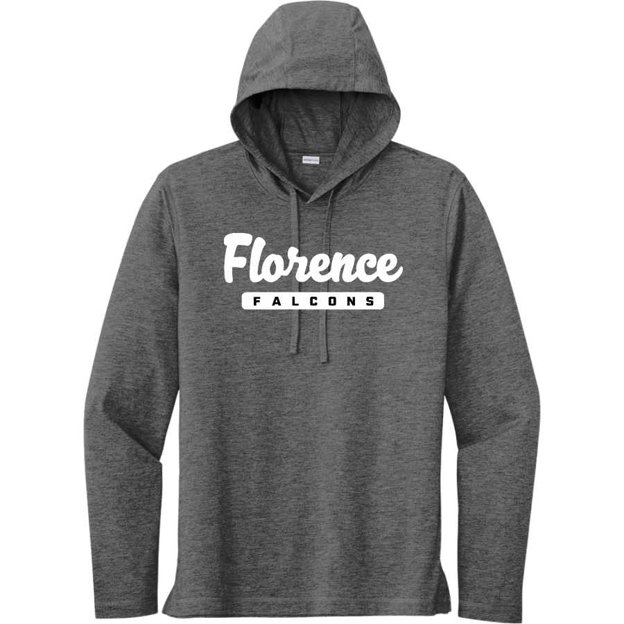 Florence Falcons <span class="pdp-name-mascot">Florence Falcons</span> Sport-Tek Men's PosiCharge Tri-Blend Long Sleeve Hoodie Tee