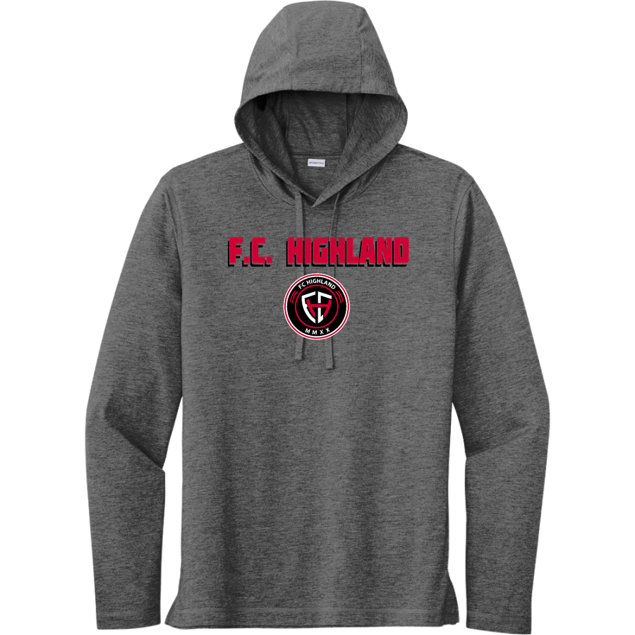 F.C. HIGHLAND F.C. HIGHLAND <span class="pdp-name-mascot">F.C. HIGHLAND</span> Sport-Tek Men's PosiCharge Tri-Blend Long Sleeve Hoodie Tee