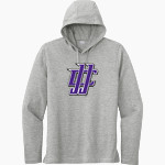 JJC Wolves <span class="pdp-name-mascot">JJC Wolves</span> Sport-Tek Men's PosiCharge Tri-Blend Long Sleeve Hoodie Tee Front Thumbnail