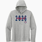 Stratford School Sport-Tek Men's PosiCharge Tri-Blend Long Sleeve Hoodie Tee Front Thumbnail