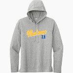 Mothers Of Mount Markham Students Mustangs Sport-Tek Men's PosiCharge Tri-Blend Long Sleeve Hoodie Tee Front Thumbnail
