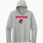 SOMERSET HIGH SCHOOL SPARTANS <span class="pdp-name-mascot">SOMERSET SPARTANS</span> Sport-Tek Men's PosiCharge Tri-Blend Long Sleeve Hoodie Tee Front Thumbnail