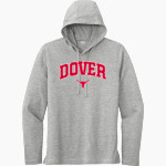 DOVER HIGH SCHOOL LONGHORNS Sport-Tek Men's PosiCharge Tri-Blend Long Sleeve Hoodie Tee Front Thumbnail