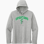 WEST MONONA HIGH SCHOOL SPARTANS Sport-Tek Men's PosiCharge Tri-Blend Long Sleeve Hoodie Tee Front Thumbnail