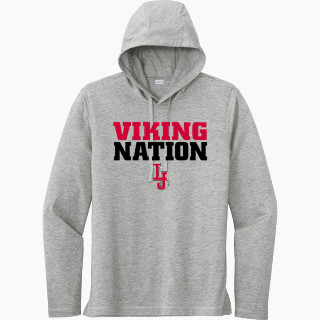 Sport-Tek Men's PosiCharge Tri-Blend Long Sleeve Hoodie Tee