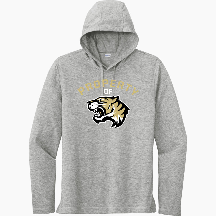 IRVING HIGH SCHOOL TIGERS <span class="pdp-name-mascot">IRVING TIGERS</span> Sport-Tek Men's PosiCharge Tri-Blend Long Sleeve Hoodie Tee