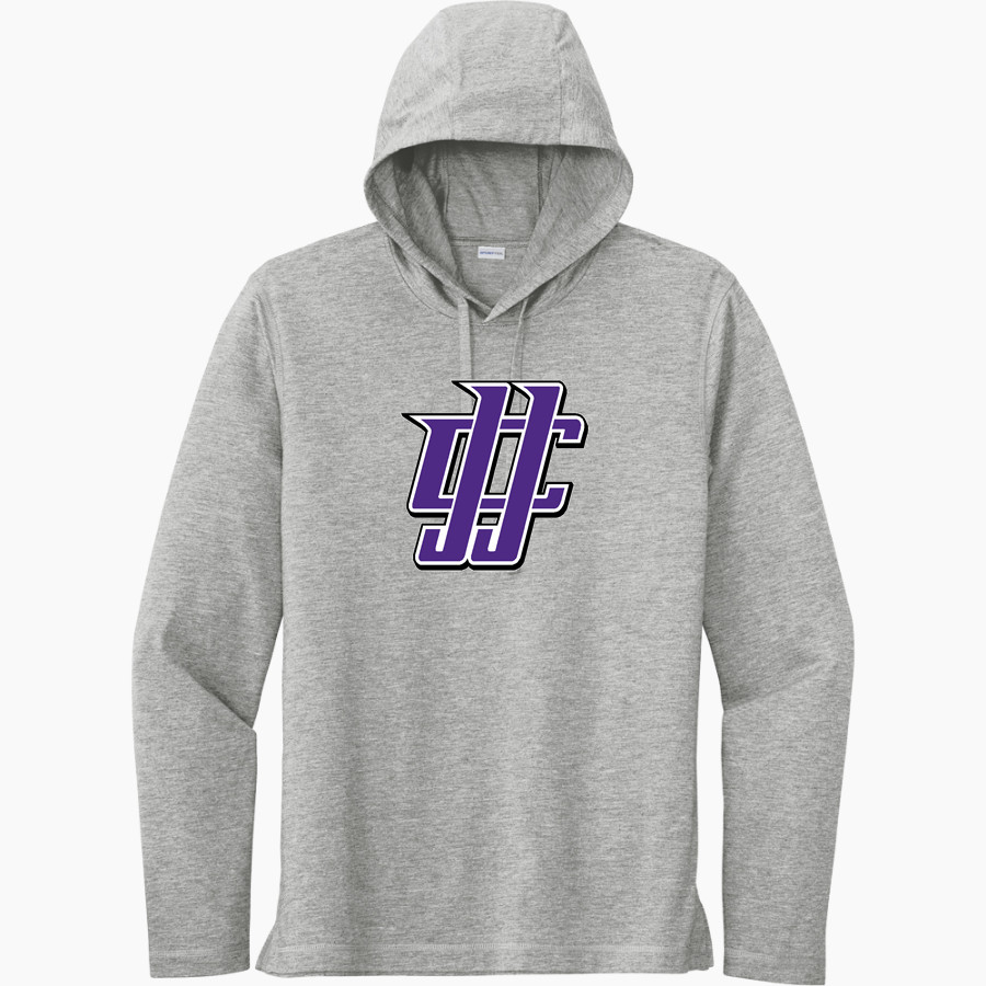 JJC Wolves <span class="pdp-name-mascot">JJC Wolves</span> Sport-Tek Men's PosiCharge Tri-Blend Long Sleeve Hoodie Tee