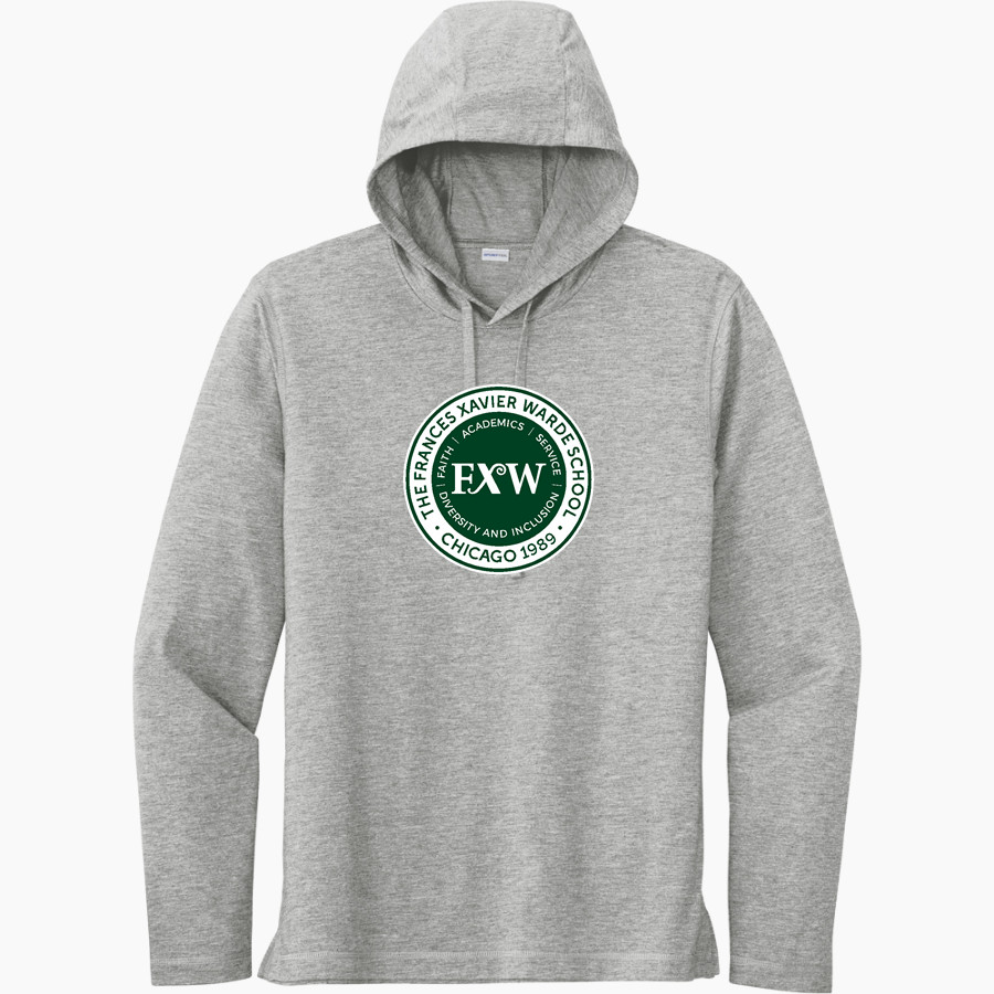 Frances Xavier Warde Jaguars <span class="pdp-name-mascot">Frances Xavier Warde School Jaguars</span> Sport-Tek Men's PosiCharge Tri-Blend Long Sleeve Hoodie Tee