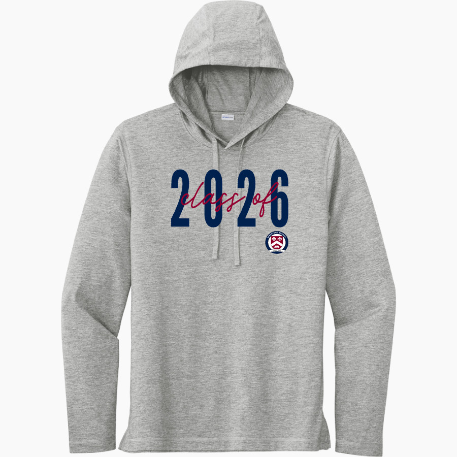 Stratford School Sport-Tek Men's PosiCharge Tri-Blend Long Sleeve Hoodie Tee