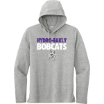 HYDRO-EAKLY HIGH SCHOOL BOBCATS <span class="pdp-name-mascot">HYDRO - EAKLY BOBCATS</span> Sport-Tek Men's PosiCharge Tri-Blend Long Sleeve Hoodie Tee Front Thumbnail