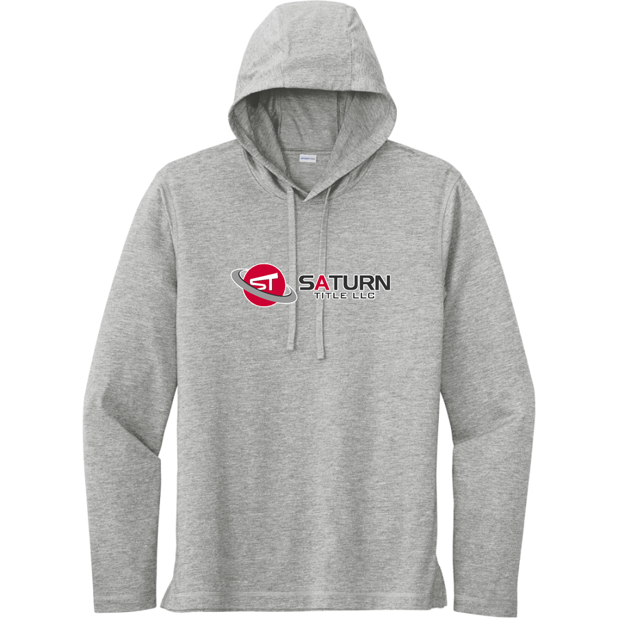 Saturn Title LLC Saturn Title <span class="pdp-name-mascot">Saturn Title LLC</span> Sport-Tek Men's PosiCharge Tri-Blend Long Sleeve Hoodie Tee