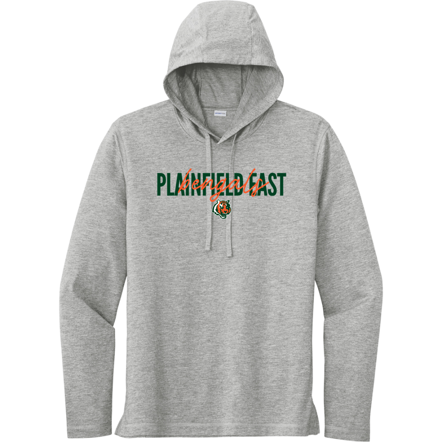 Plainfield East Bengals <span class="pdp-name-mascot">Plainfield East</span> Sport-Tek Men's PosiCharge Tri-Blend Long Sleeve Hoodie Tee
