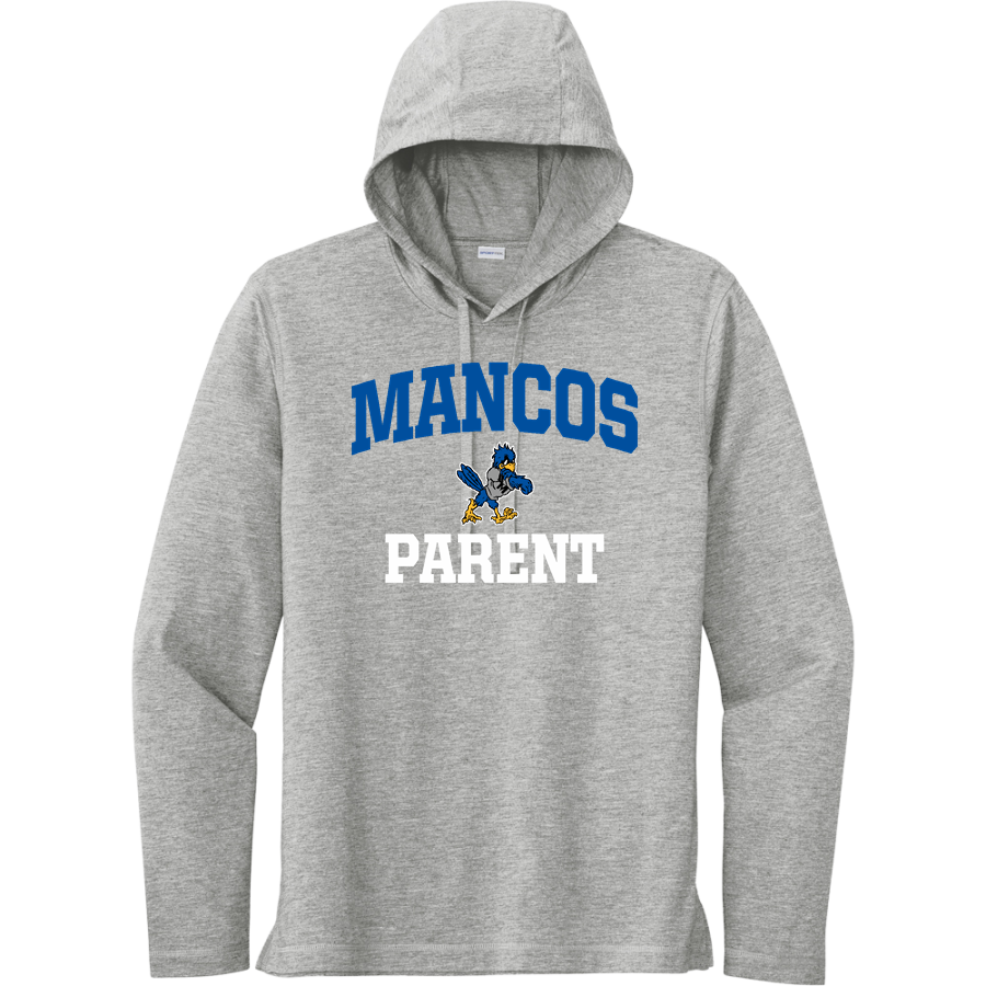 MANCOS HIGH SCHOOL BLUEJAYS <span class="pdp-name-mascot">MANCOS BLUEJAYS</span> Sport-Tek Men's PosiCharge Tri-Blend Long Sleeve Hoodie Tee