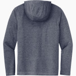 CLAWSON HIGH SCHOOL TROJANS Sport-Tek Men's PosiCharge Tri-Blend Long Sleeve Hoodie Tee Back Thumbnail