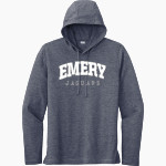 Emery Jaguars Sport-Tek Men's PosiCharge Tri-Blend Long Sleeve Hoodie Tee Front Thumbnail