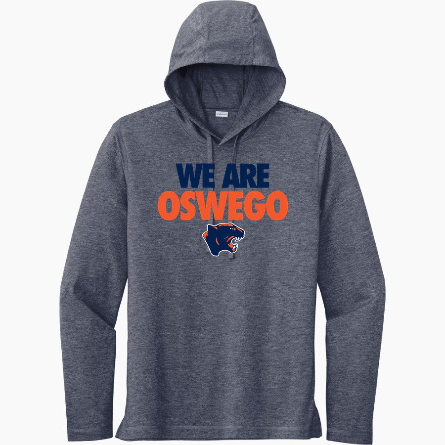 Oswego Panthers Sport-Tek Men's PosiCharge Tri-Blend Long Sleeve Hoodie Tee