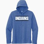 Towns County Indians Sport-Tek Men's PosiCharge Tri-Blend Long Sleeve Hoodie Tee Front Thumbnail