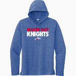 Macon East Knights <span class="pdp-name-mascot">Macon East Knights</span> Sport-Tek Men's PosiCharge Tri-Blend Long Sleeve Hoodie Tee Front Thumbnail