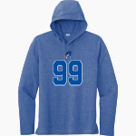 Mountainburg Dragons <span class="pdp-name-mascot">Mountainburg Dragons</span> Sport-Tek Men's PosiCharge Tri-Blend Long Sleeve Hoodie Tee Front Thumbnail